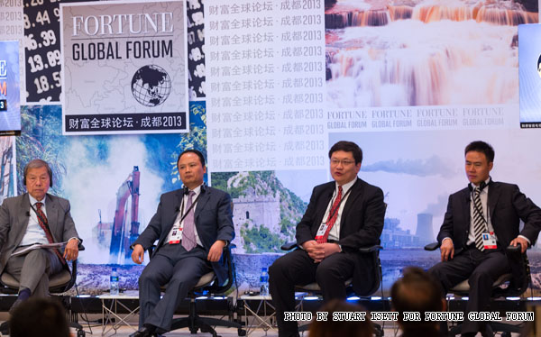 刘汉元主席出席2013财产全球论坛